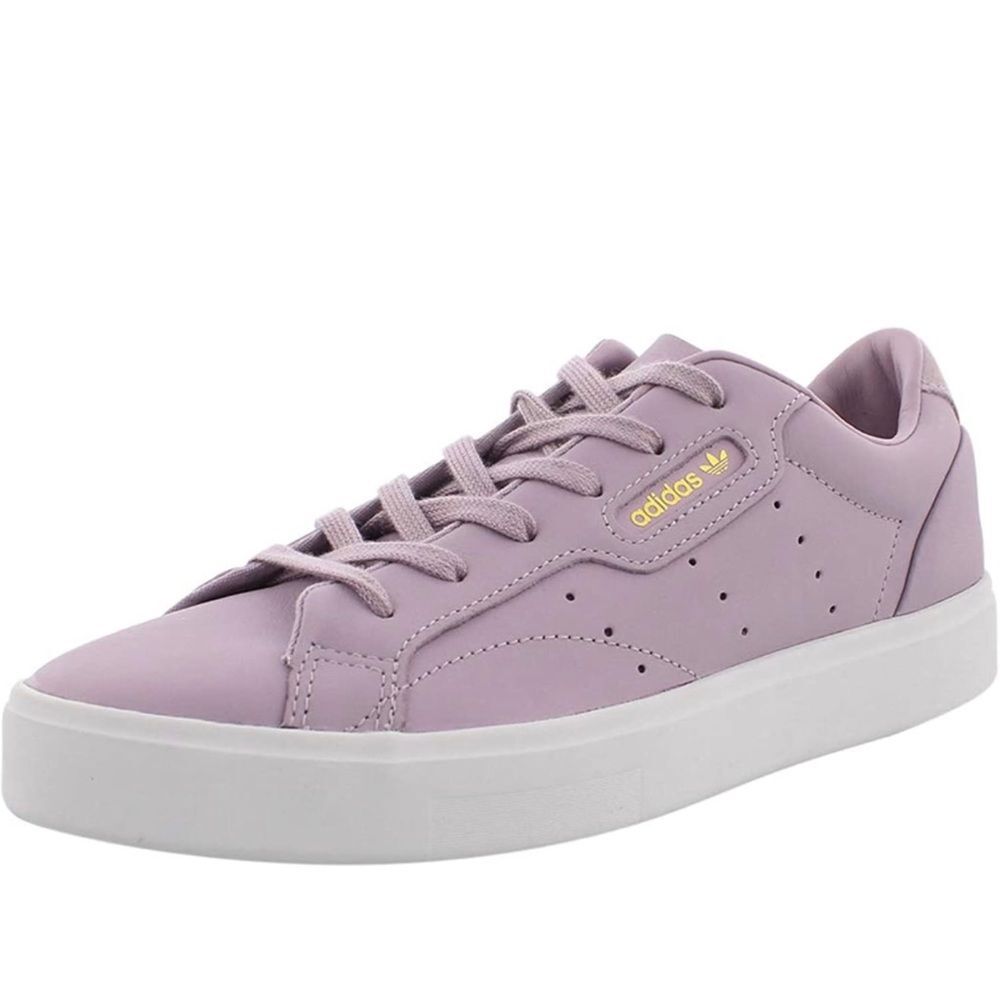 Adidas Sleek Lavender Women’s Retro Low Profile Sneakers EUC Size 7.5